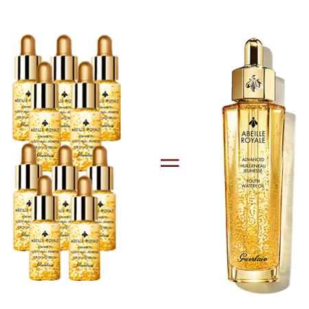 แพ็ค 10 = 50 ml Abeille Royale Advanced Youth Watery Oil 5 ml 